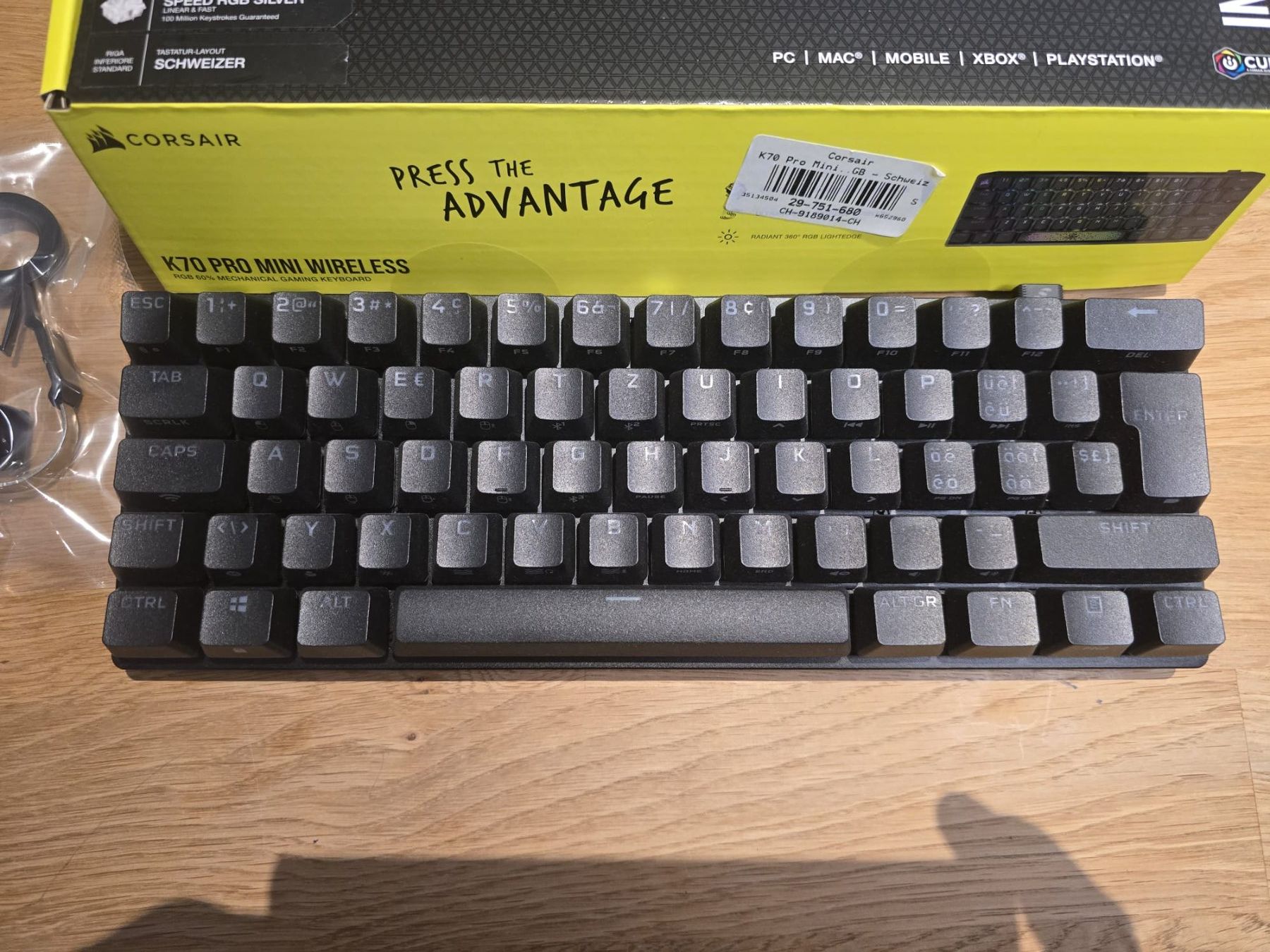 Corsair Tastiere: Corsair K70 Pro Mini – Usato da Attalens venduto da mic_6tyd 2