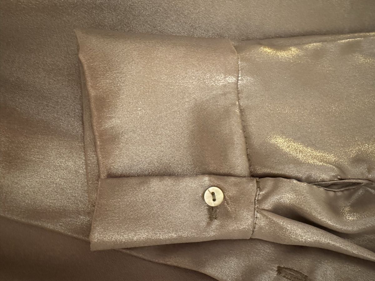 Zara Camicette: Zara Hemd, Glänzend, Gr. XS, Champagner Silber – Nuovo (secondo la descrizione) da Zürich venduto da Flo021000 4