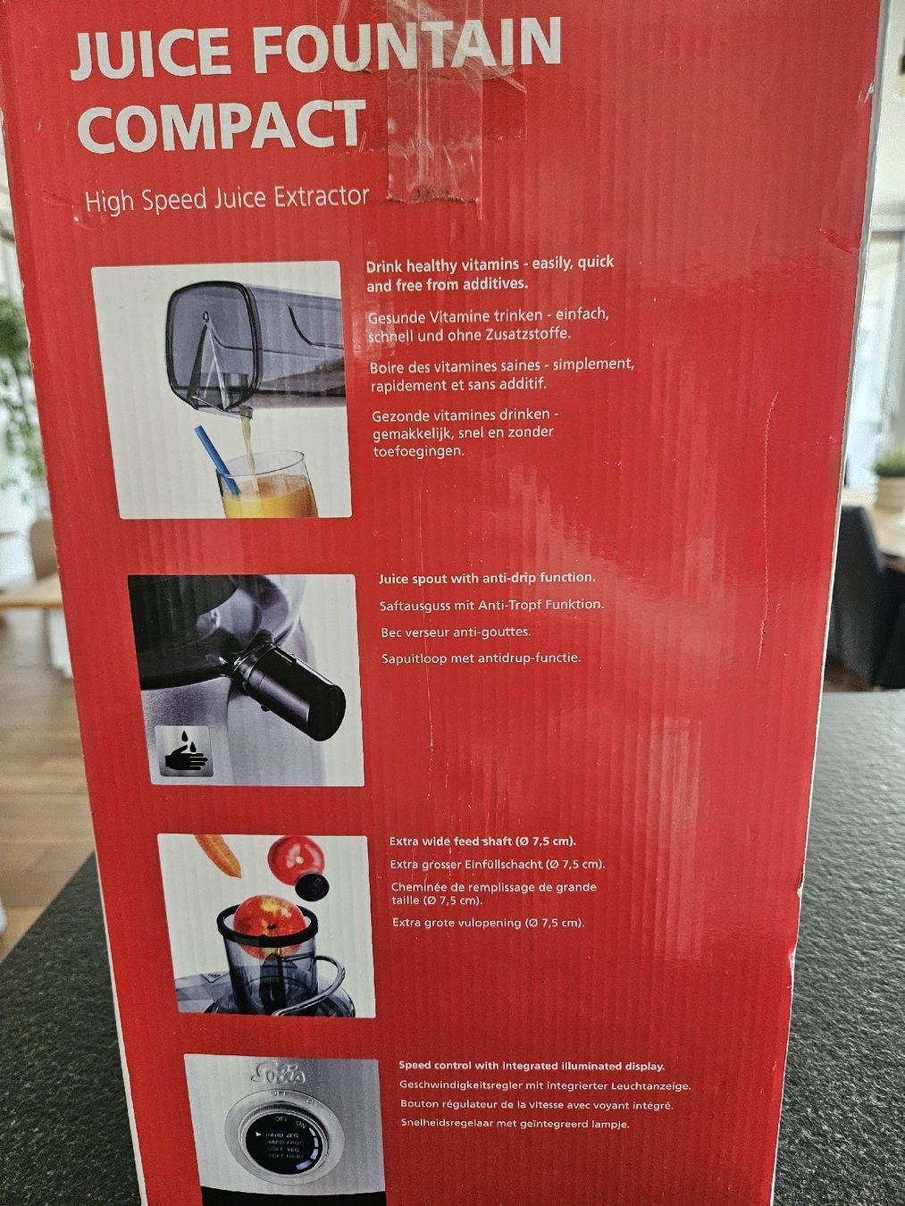 Solis Elettrodomestici da cucina: Saftpress Solis Juice Fountain Compact – Nuovo e nell'imballaggio originale da Schüpfheim venduto da isa_ler18 5