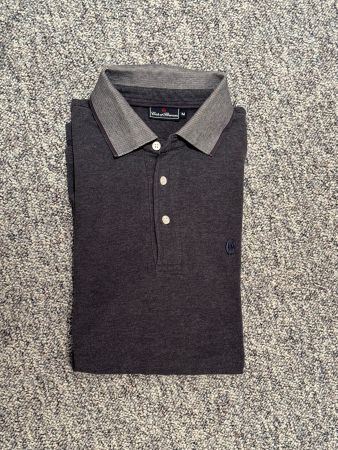 Superbe polo manches longues gris-noir  /Comte de Florence M