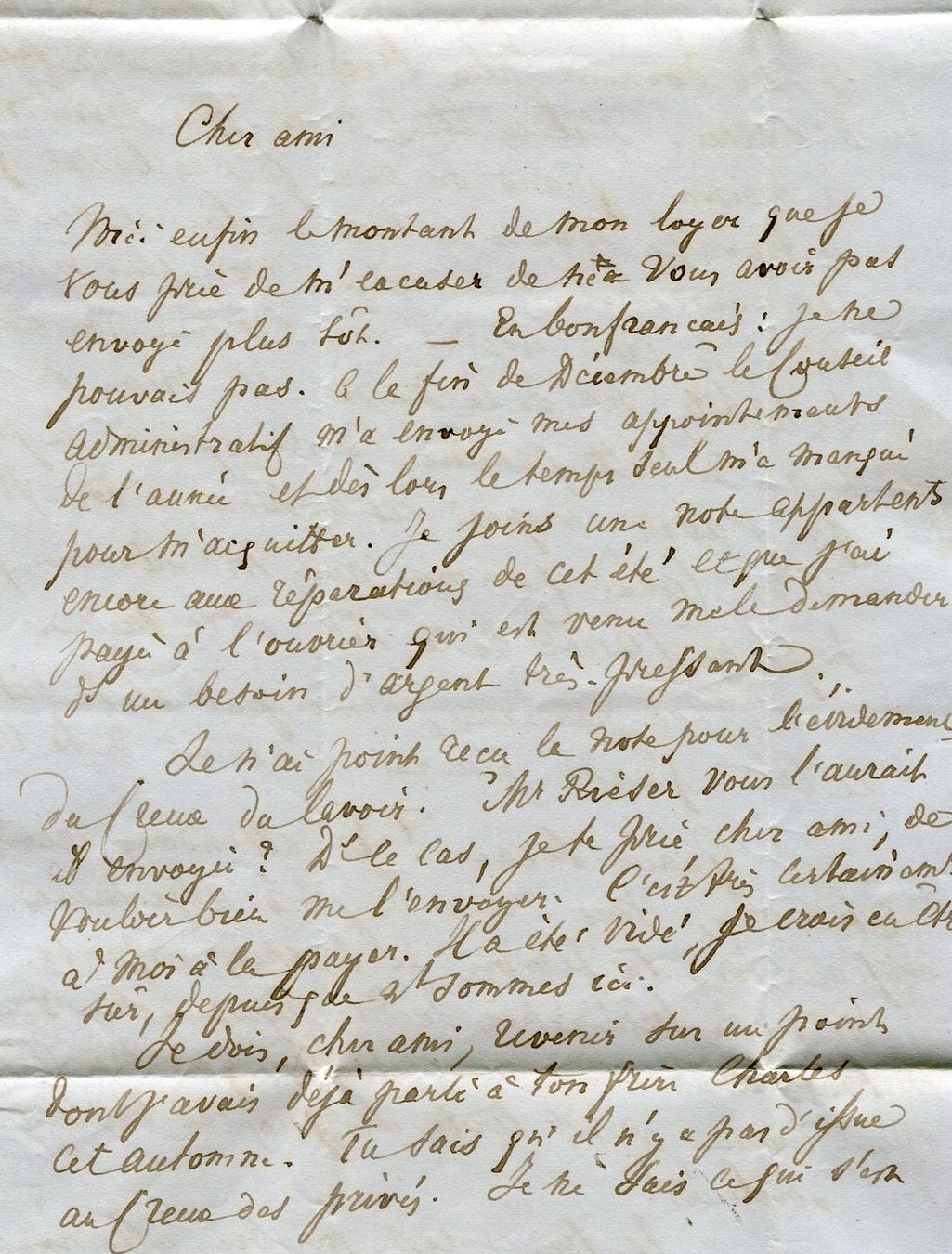 Alle Briefmarken: Faltbrief von Neuchâtel nach Boudry 1855 – Gebraucht aus Opfikon von Prophila 1