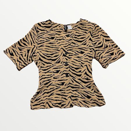 Tiger Print Top
