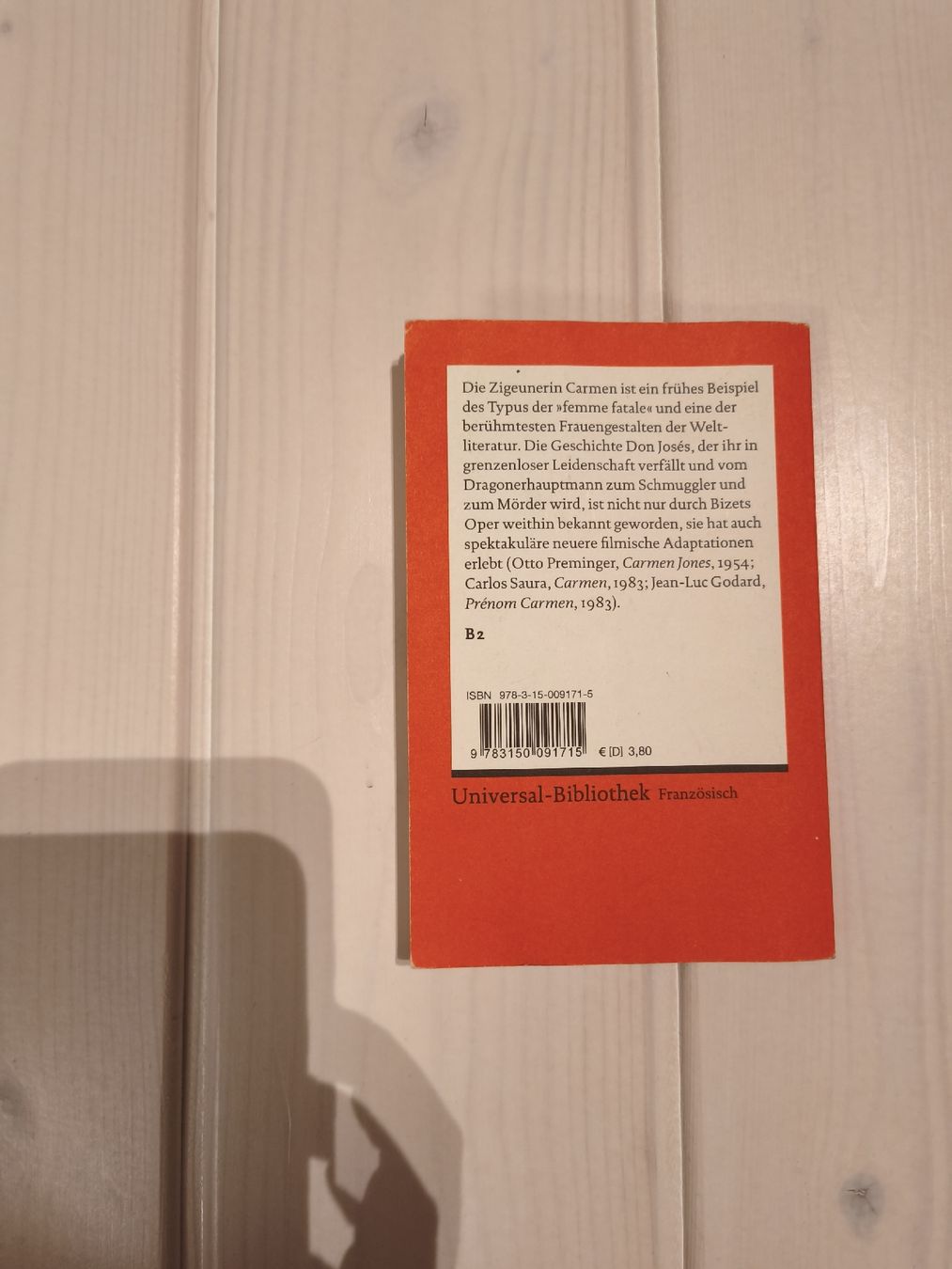 Libri: Prosper Mérimée - Carmen, Reclam – Usato da Obfelden venduto da sel_7s58 1