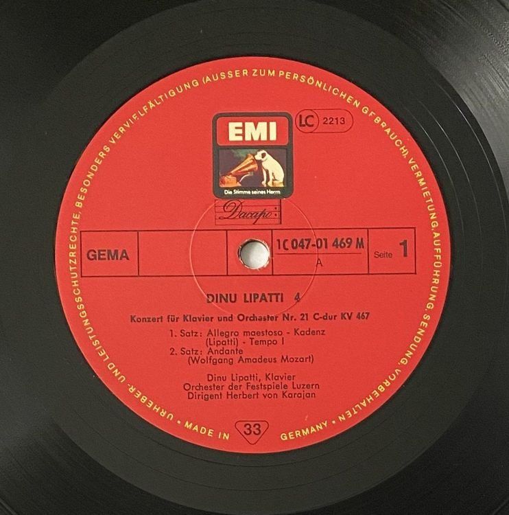 Schallplatten: Mozart, Dinu Lipatti 4 – Gebraucht aus Flums von Empe1 2
