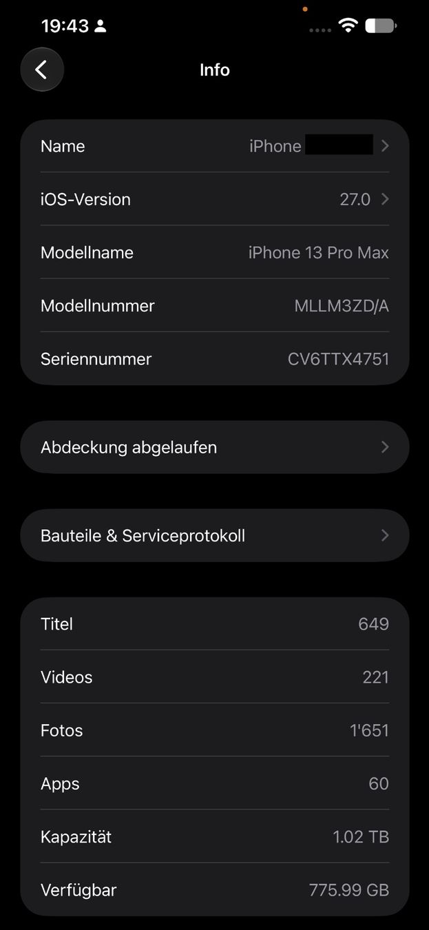 Apple Telefoni cellulari / Smartphones: iPhone 13 Pro Max Gold mit 1 TB Speicher – Usato da Ibach venduto da mskensington007 4