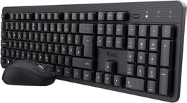 Ymo II Leise Tastatur Maus Kabellos Deutsches Layout QWERTZ