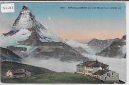 Riffelberg und Matterhorn - Litho