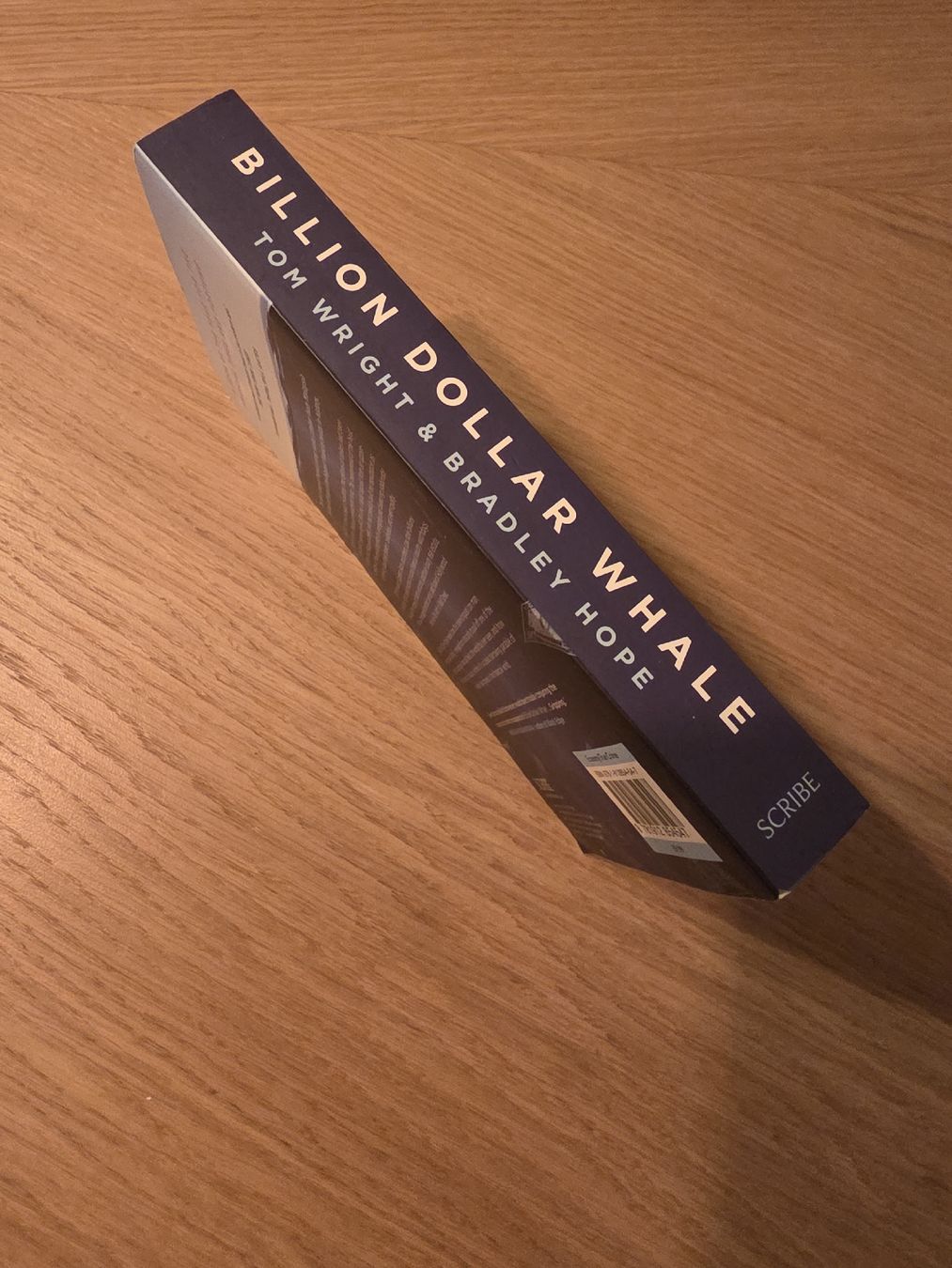 Libri: Billion Dollar Whale by Tom Wright & Bradley Hope -Book – Usato da Zürich venduto da Dani.M6 5