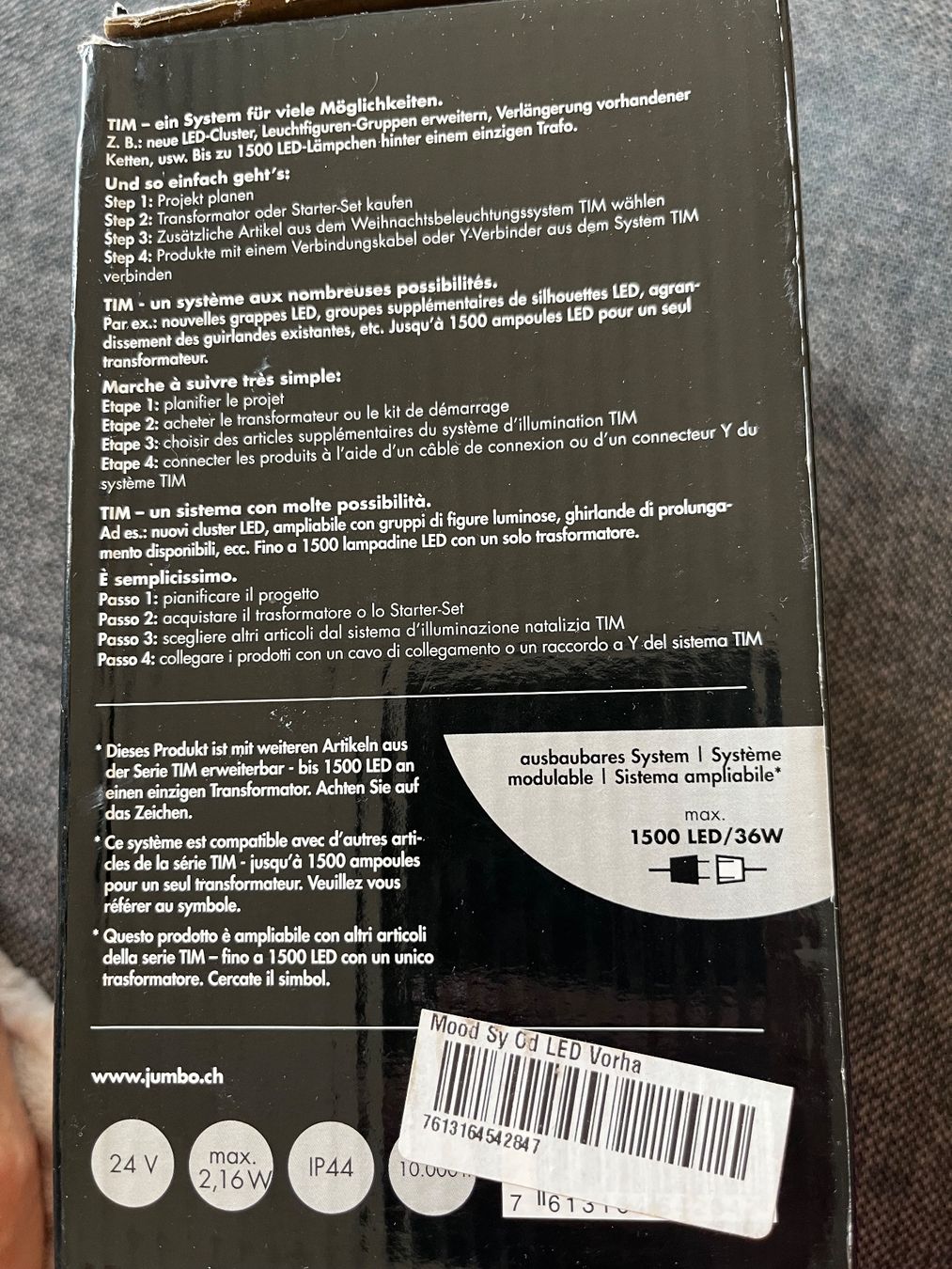 Ghirlande e barre luminose: Lichterkette – Usato da Basel venduto da medscape2506 3
