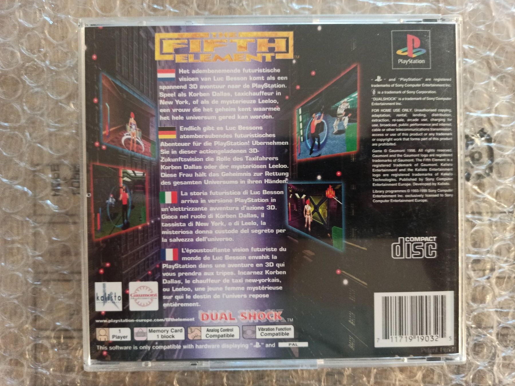 Jeux: The Fifth Element PS1 – D'occasion à Oberweningen par mar_87mx 1