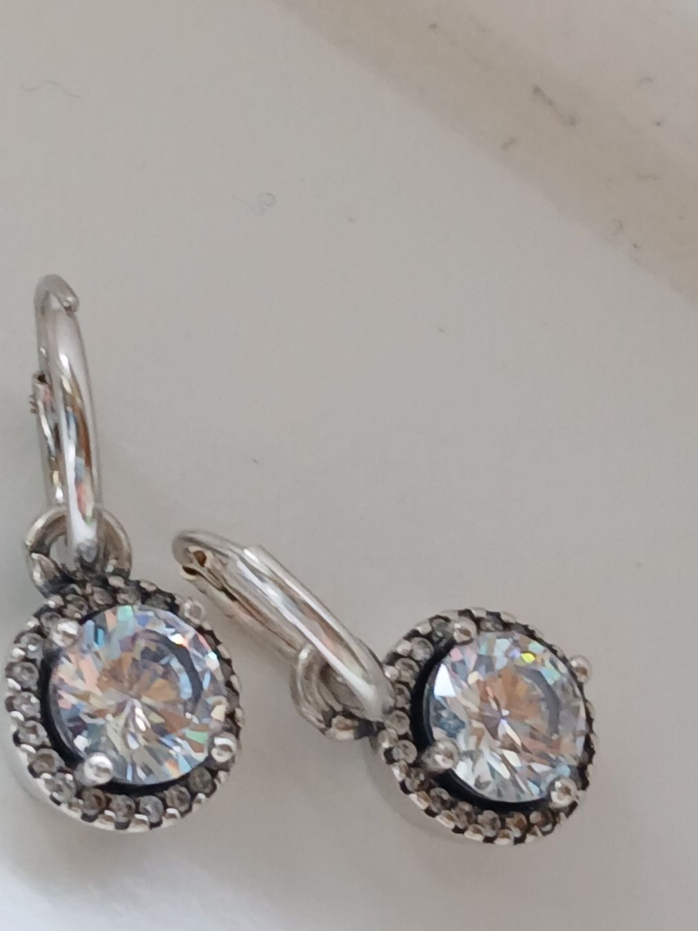 Orecchini pendenti & Orecchini a lobo: Creolen, ca 8mm durchm. 925 Silber – Usato da Stallikon venduto da madi0320