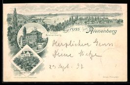 Litho Arenenberg, Schloss Arenenberg, Sc