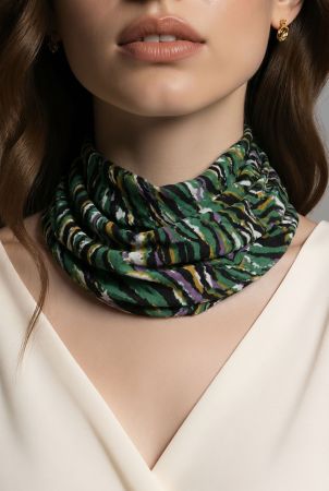 Bandana LPB — Imprimé Zèbre Multicolore — Neuf