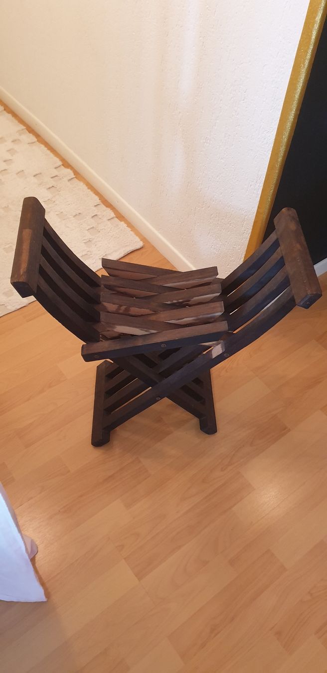 Chaises: Scheren-Stuhl , Klappstuhl – D'occasion à Seftigen par Pantera_nera62 1