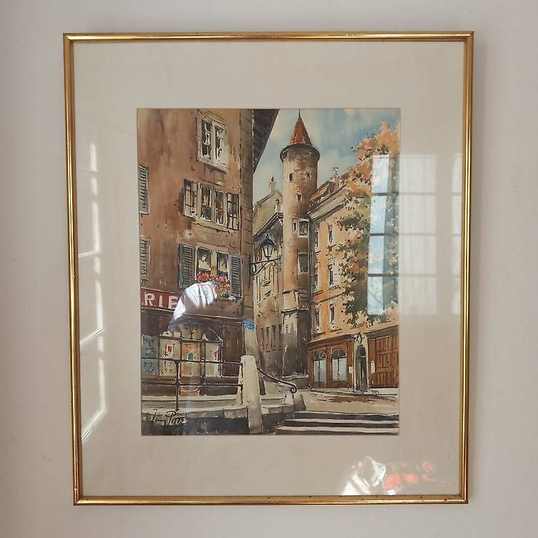 Gemälde: Aquarelle de Guy Pittet – Gebraucht aus Lausanne von mth01 2