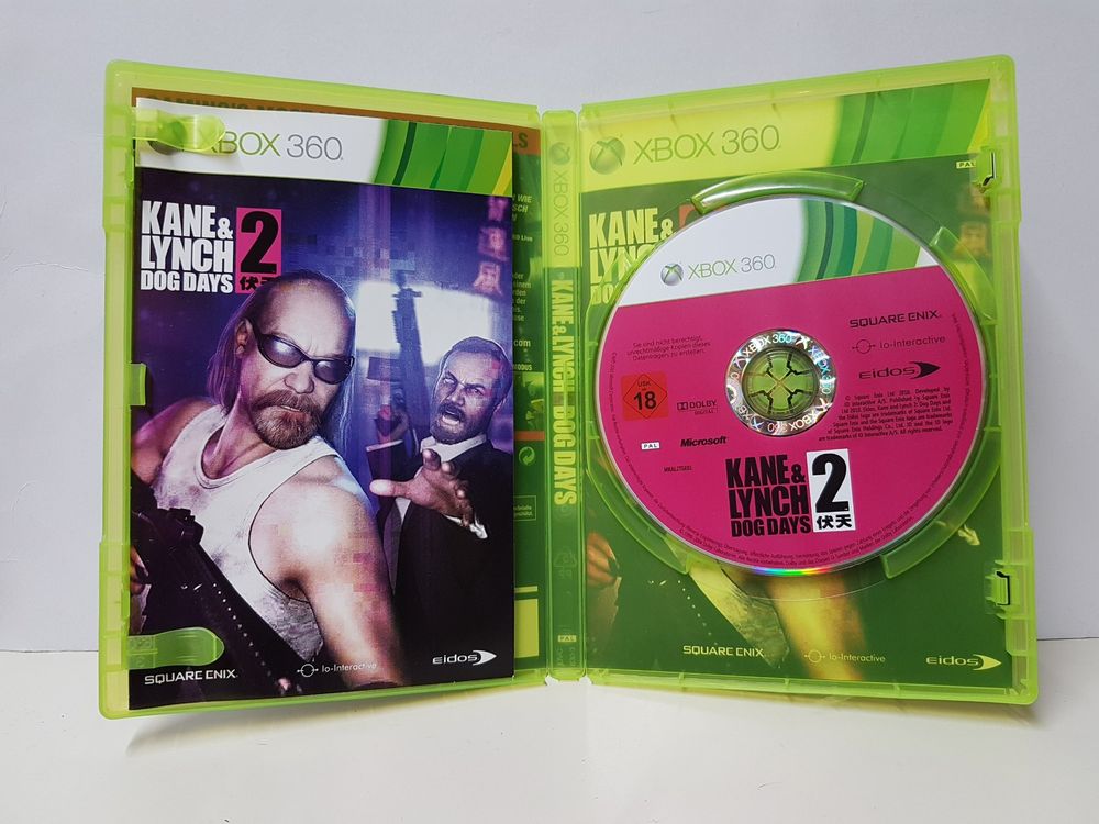 Kane & Lynch 2: Dog Days Sur Xbox 360 - Neuf Sous Blister - VF
