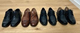 4 Paar schöne Schuhe Grösse: 40 GEOX, NAVYBOOT, CLARKS