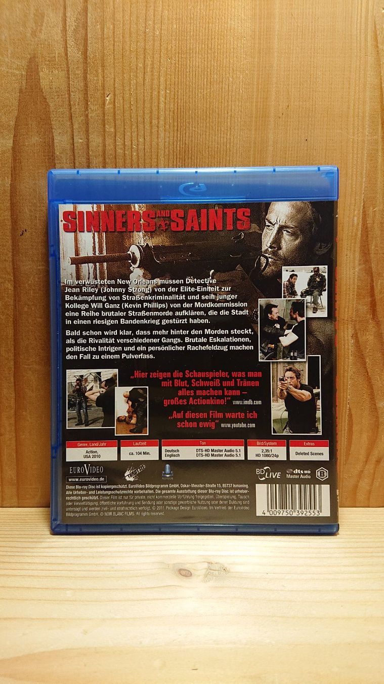 Alle DVDs: SINNERS AND SAINTS Blu-Ray – Gebraucht aus Wilderswil von Exebub 1
