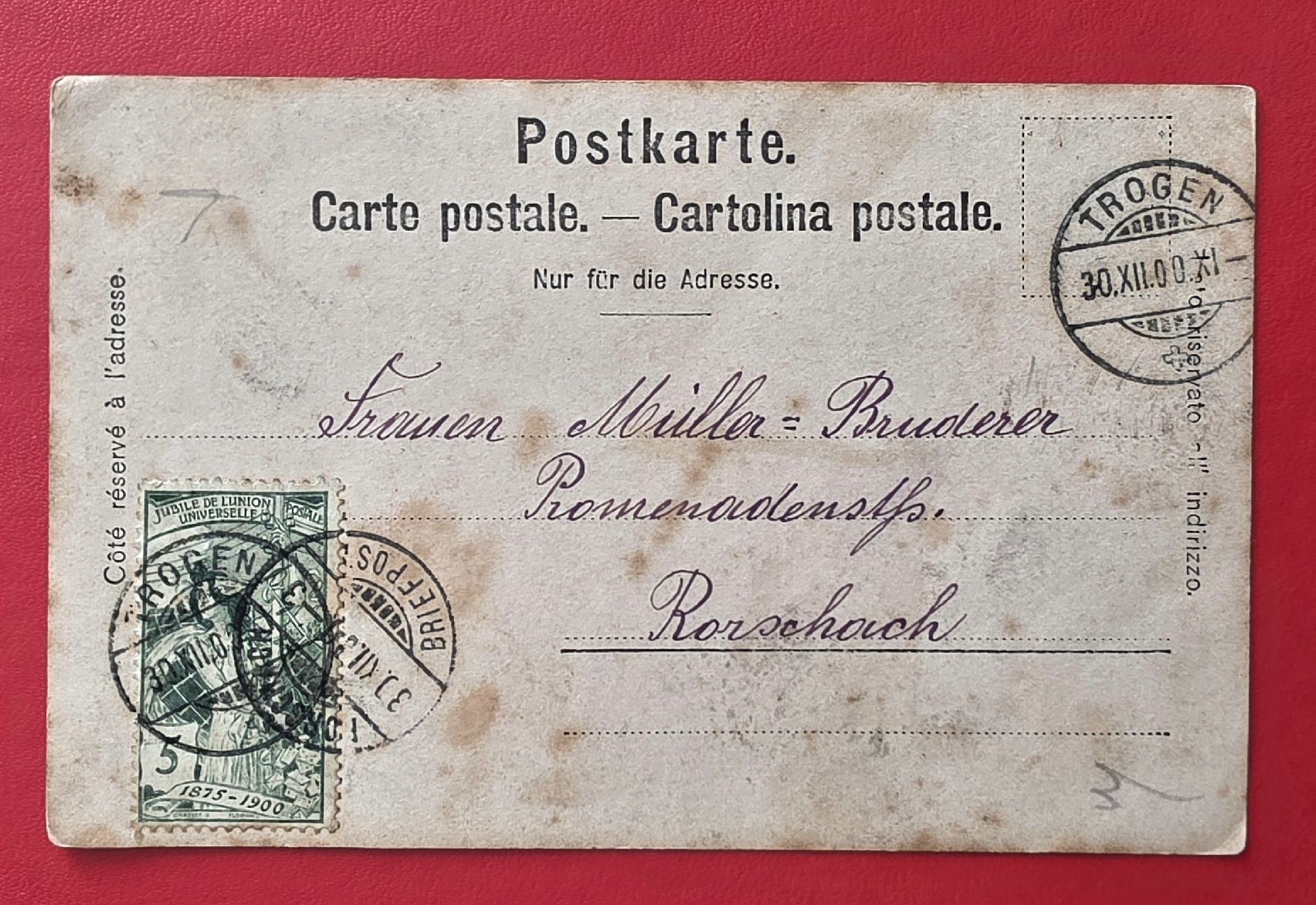 Cartes postales: Ansichtskarte Trogen  – D'occasion à Bern par Kocholo 1