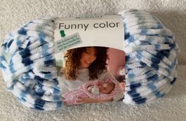 Funny color Gründl 03 blau NS.5-6 100g~120m 100Polyester