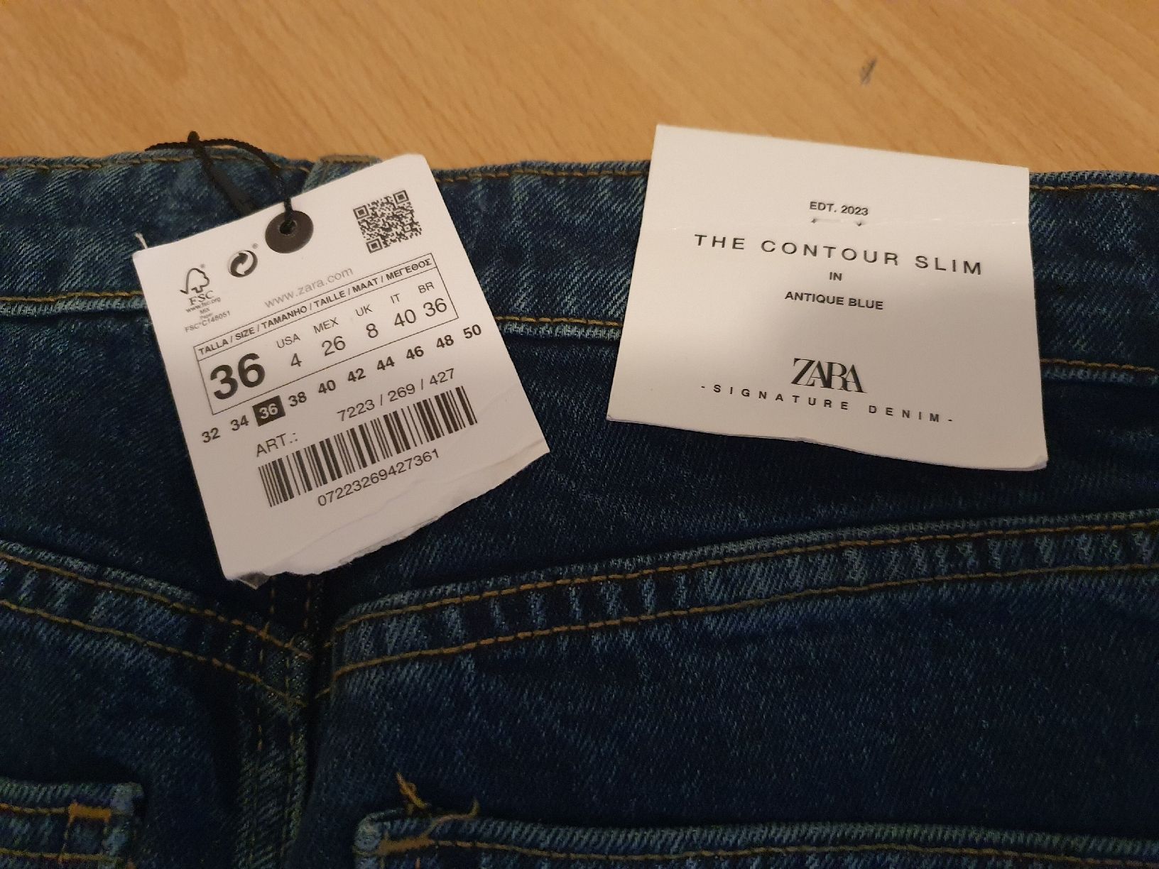 Zara Jeans: neue slim Jeans von Zara – Neu und originalverpackt aus St. Gallen von 1811123 2