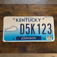 🇺🇸 U.S. Autoschild, Kentucky D5K123 - ORIGINAL!