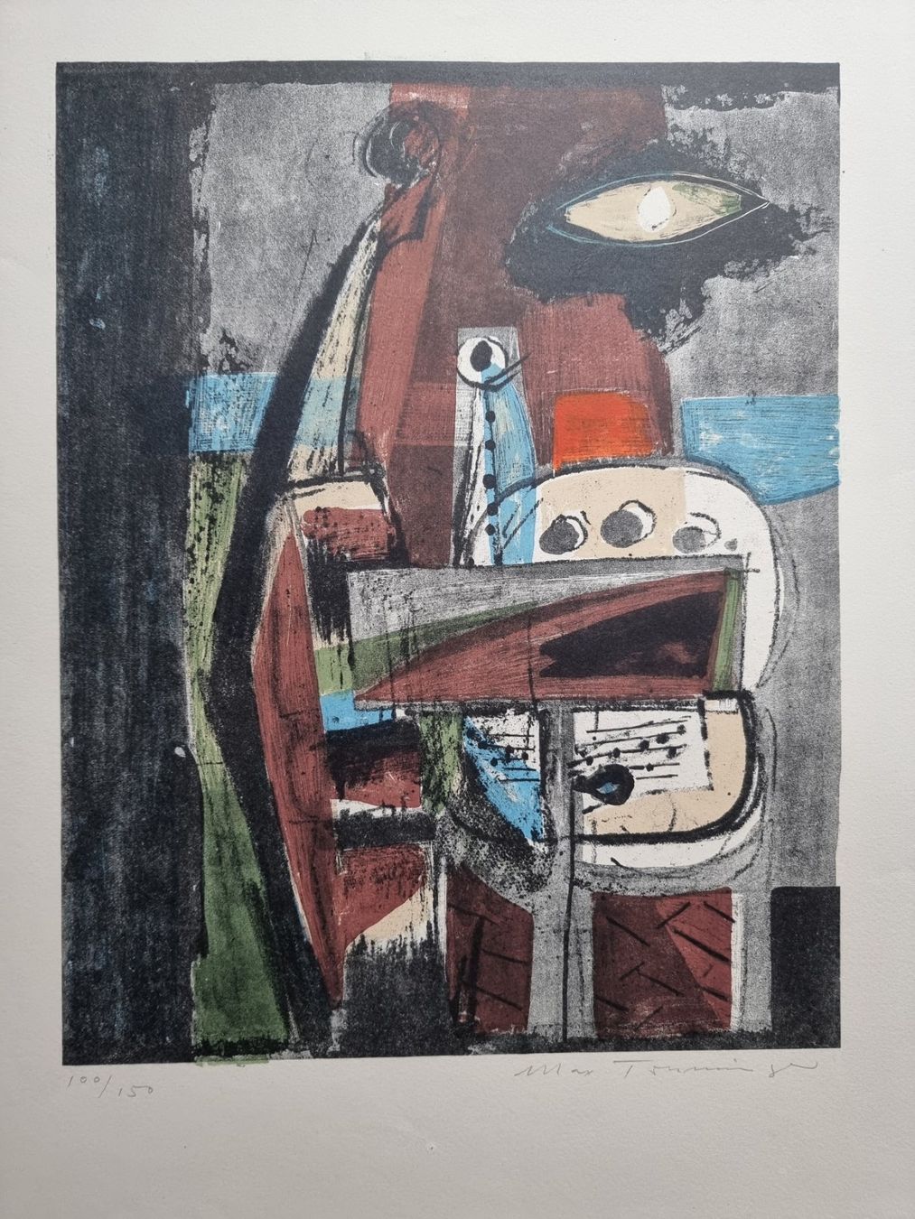 Grafica & Litografie: MAX TRUNINGER LITHOGRAPHIE SIGNIERT NUMMERIERT – Usato da Gersau venduto da grafik-kunst 1