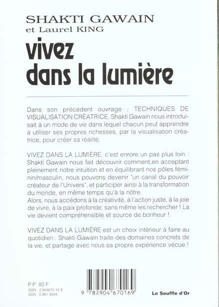 Libri: Vivez dans la lumière – Usato da Neuchâtel venduto da Dualseele 1