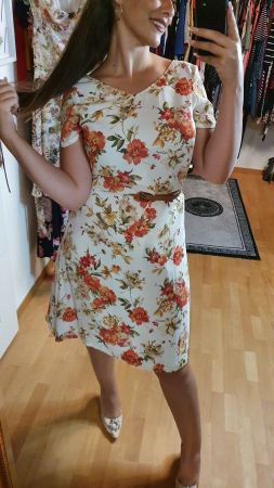 🌺CAREN PFLEGER Signature Vintage  Kleid Größe 40-42 🌺