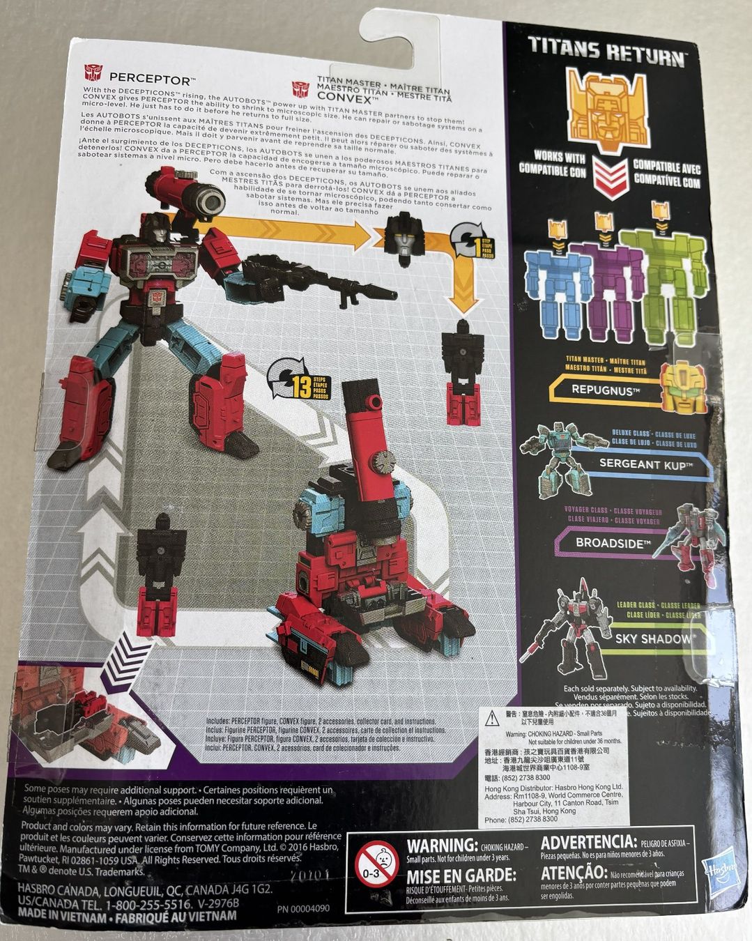 Hasbro Statuette: Transformers Titans Return Perceptor (Deluxe Class) – Nuovo e nell'imballaggio originale da Founex venduto da spf_b7sg 1