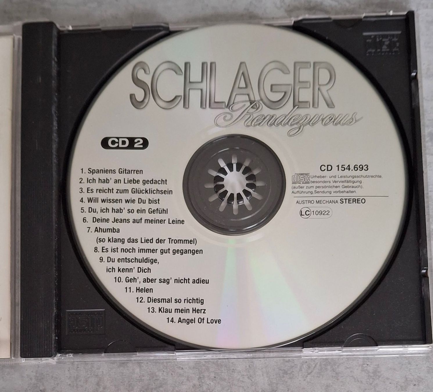 CD: Schlager Rendezvous CD 2 – Usato da Reinach BL venduto da Chela04 2
