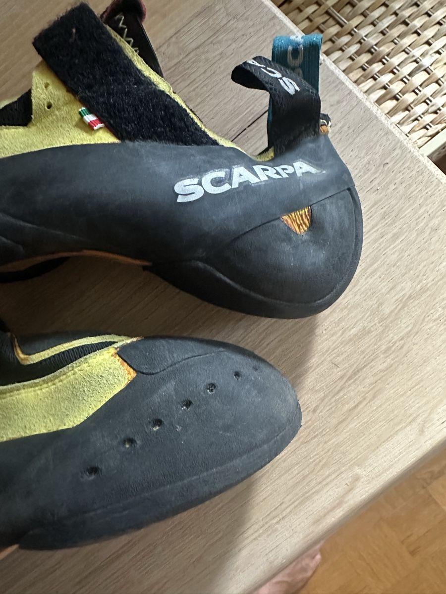 Herrenschuhe: Kletterschuhe Scarpa Rock Pillars Grösse 45 gebraucht – Gebraucht aus Signau von Luuuukaaaaass 1