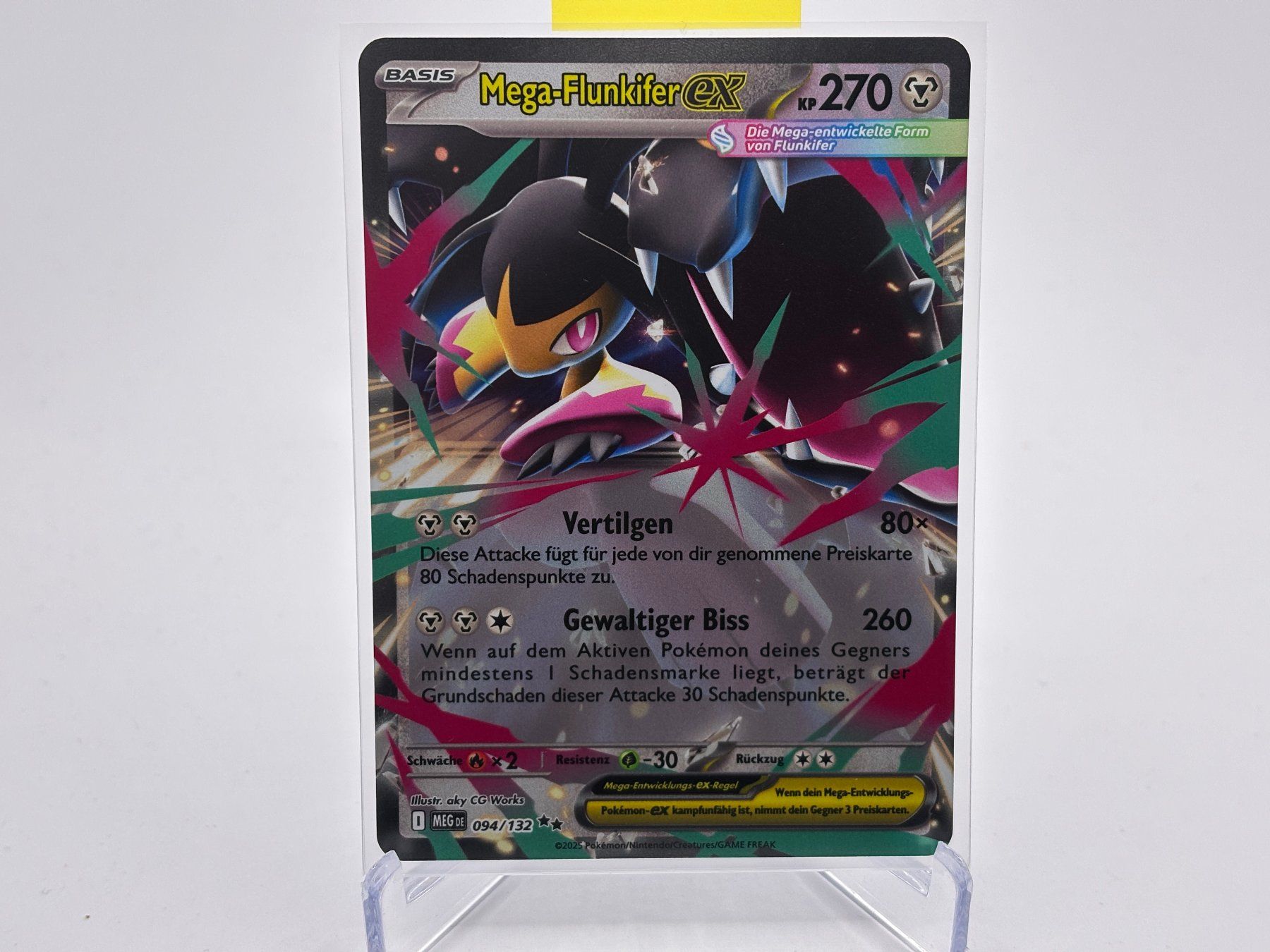 Pokémon Carte collezionabili: Mega-Entwicklung - Mega Flunkifer ex  (MEG 94) - DE – Nuovo (secondo la descrizione) da Allschwil venduto da Bullach