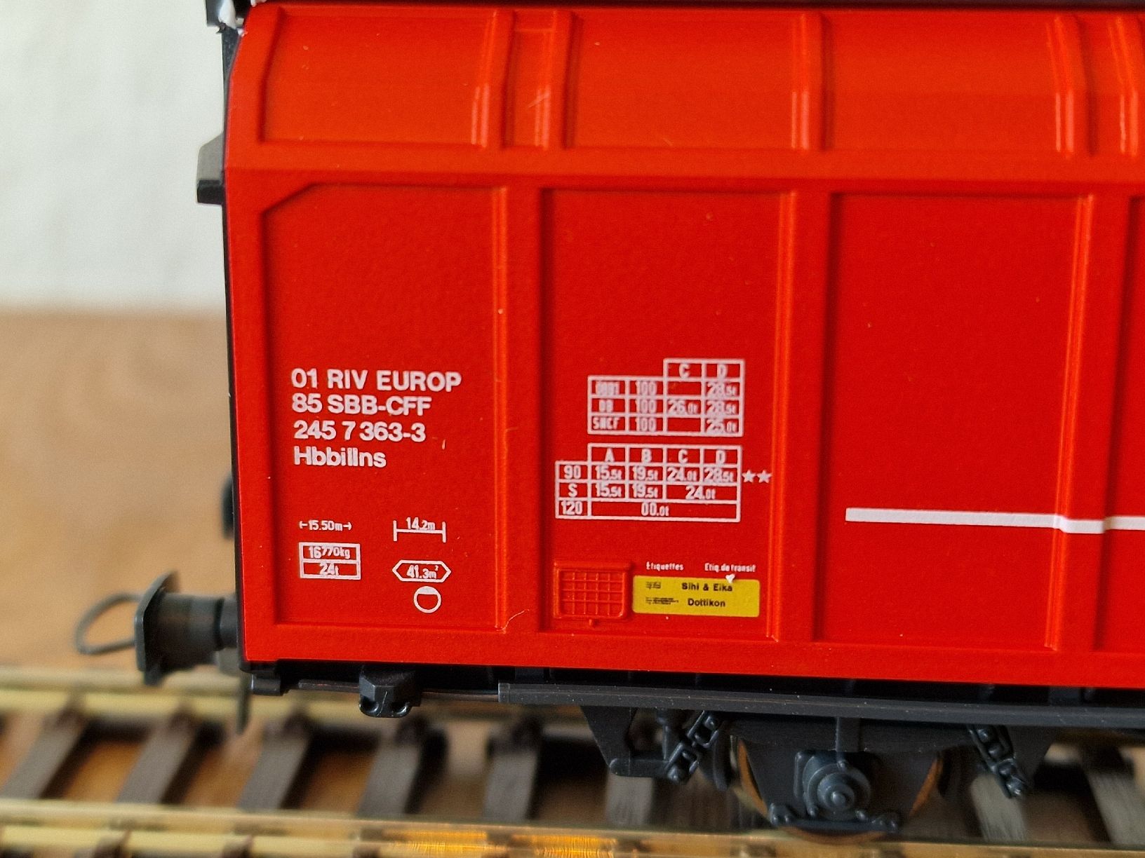 Roco Trains électriques: SBB Güterwagen sihl+eika H0 – D'occasion à Matten b. Interlaken par lor_hr9w 3