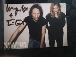 2Raumwohnung - handsignierte alte Karte