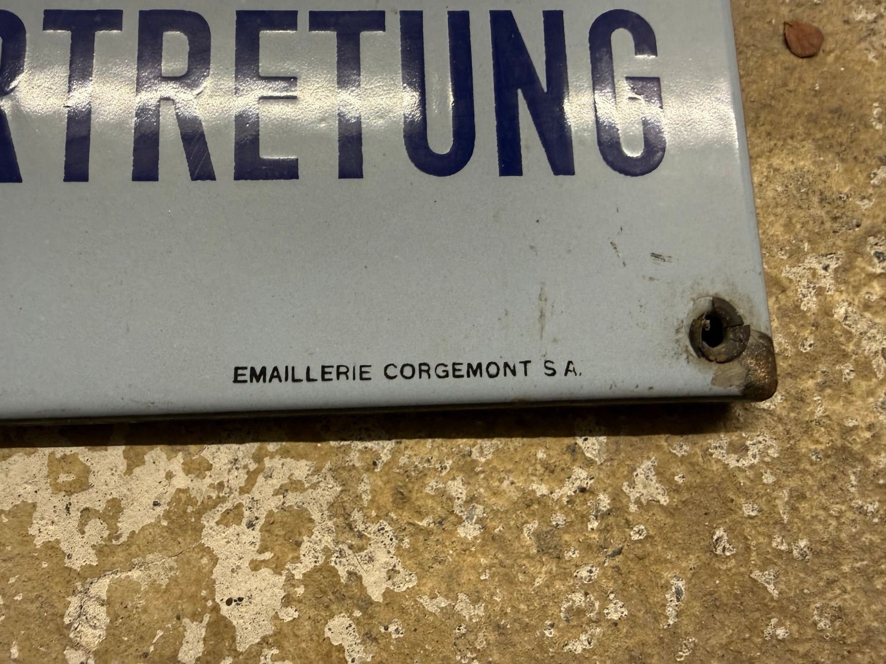 Insegne: Plaque émaillée Cilo – Usato da Commugny venduto da LeWill 2