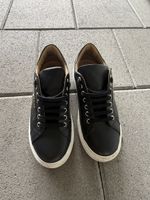 Philipp Plein Sneakers Schwarz Leder  Danen Grosse 37 gut er