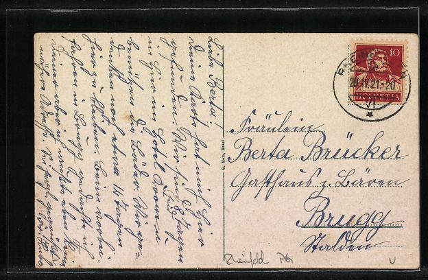 Cartoline postali: Rheinfelden, Soolbad Hotel Krone, Garten – Usato da Berlin venduto da bartko-reher 1