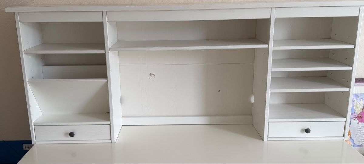 Bureaux: Schreibtisch mit Aufsatz weiss – D'occasion à Zürich par luc_5ldp 3
