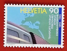 100 JAHRE ZENTRALAMT EISENBAHNVERKEHR 836 1992** POSTFRISCH