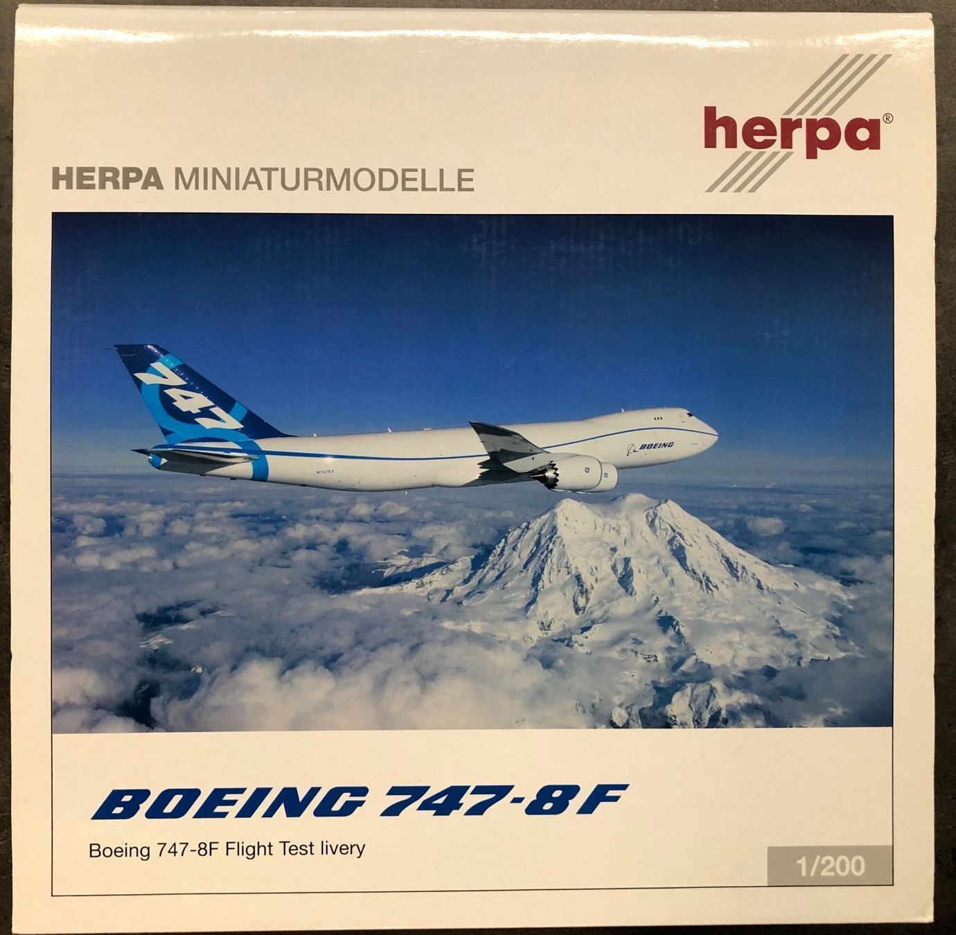 Herpa Kit di modellismo & Modellini statici: Herpa Wings 553858 "Flight Test" – Nuovo e nell'imballaggio originale da Sursee venduto da Toni-SpielSursee
