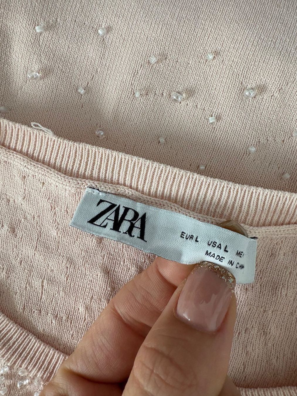 Zara Maglioni & Felpe: Zara Rosa Pullover mit Perlen Grösse M – Nuovo (secondo la descrizione) da Regensdorf venduto da secondchancefashion 4