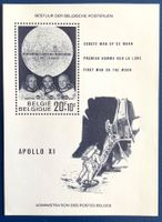 1969 / Belgien Kosmos First  Man of the Moon / Block 40 **