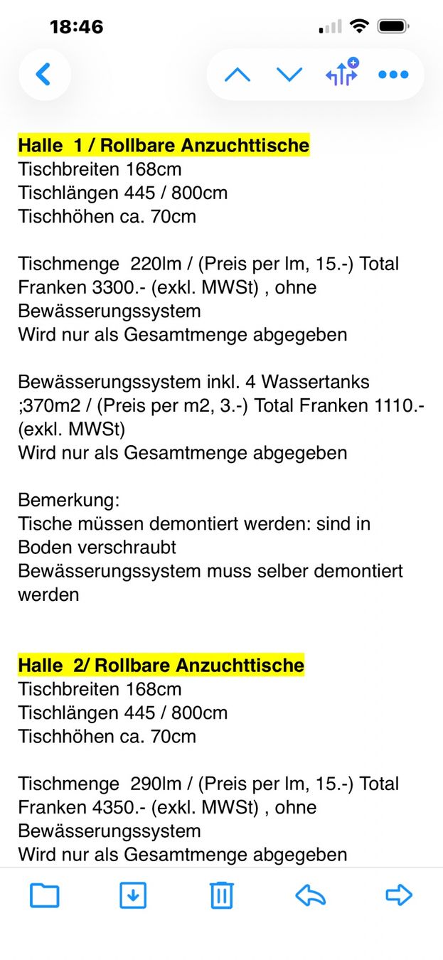 Casette da giardino & serre: Gewächshaustische – Usato da Stans venduto da Benzen 5