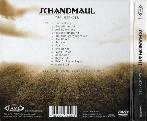 CD: Schandmaul: Traumtänzer CD/DVD – Nuovo e nell'imballaggio originale da Steinhausen venduto da Vilivinili 1