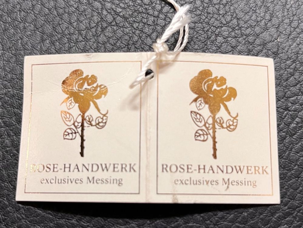 Rose Handwerk exklusives Messing 6