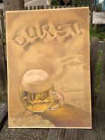 1949 Fritz Wüthrich altes Bier Plakat