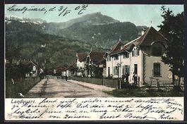 Landquart, Blick in die Bahnhofstrasse