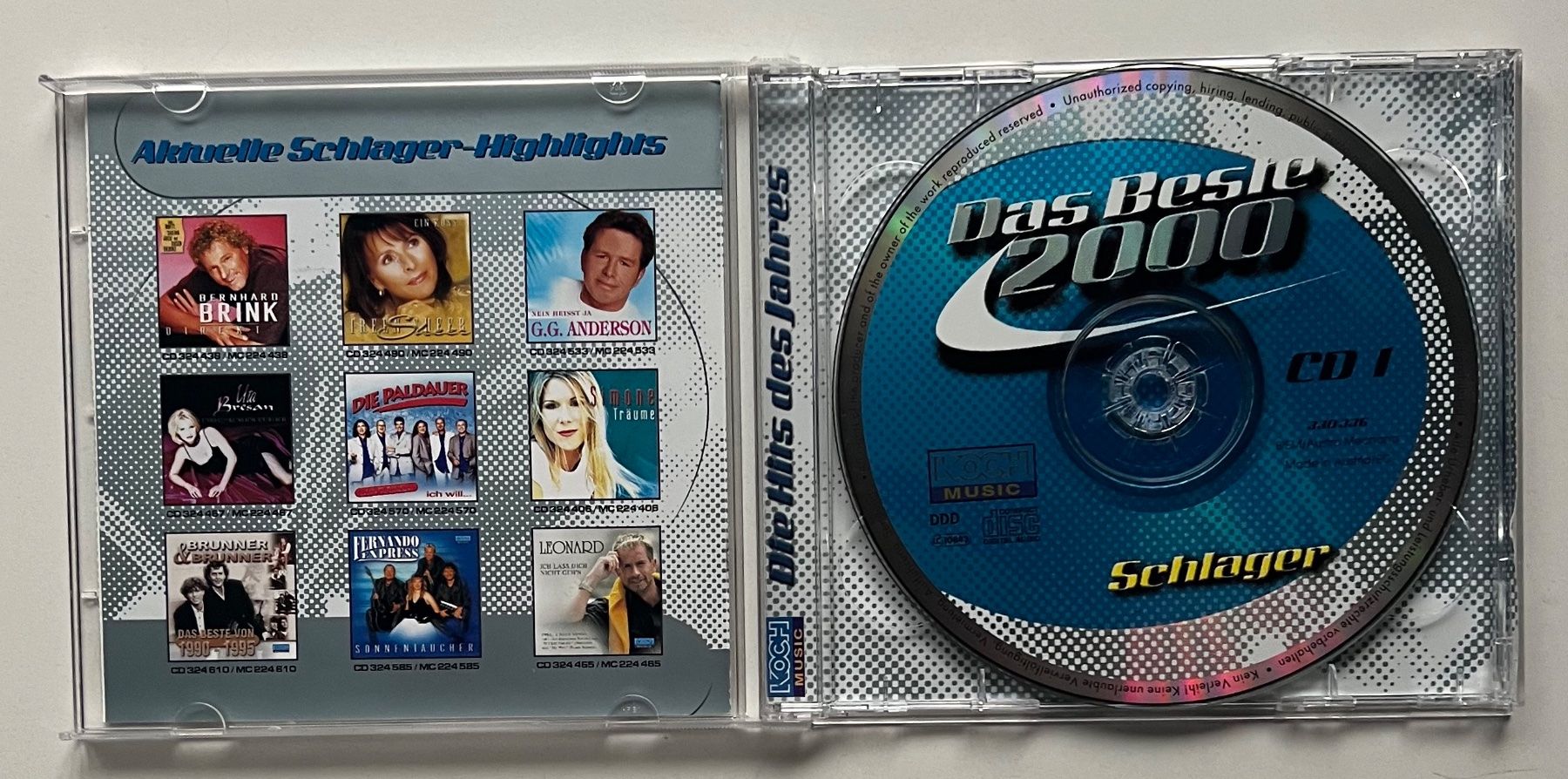 CD: Das Beste aus 2000 / Schlager (2 CDs) – Usato da Näfels venduto da rottabi 2