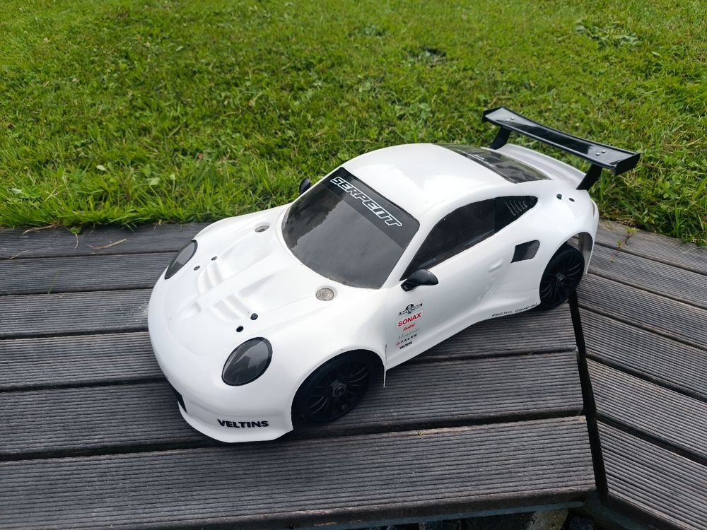 Carrozzeria Bianca Kyosho McLaren 720S GT3 Scala 1:8? - Set Non Verniciato Per Modellismo Statico E RC